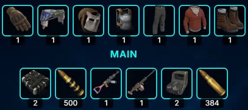 2x2 Raider contents