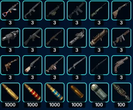 Gun Bundle contents