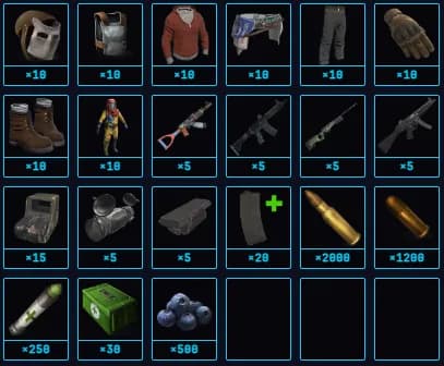 Kit Restocker contents