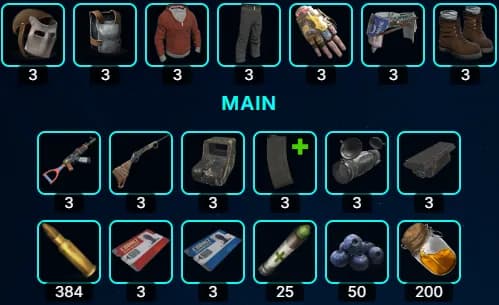 Monument Runner contents