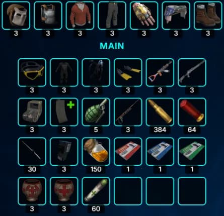 Oil Rig Kit contents