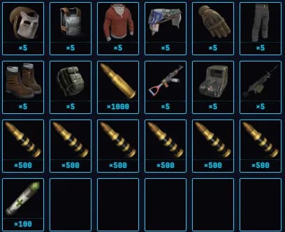 LIFETIME OP Explo Raider contents