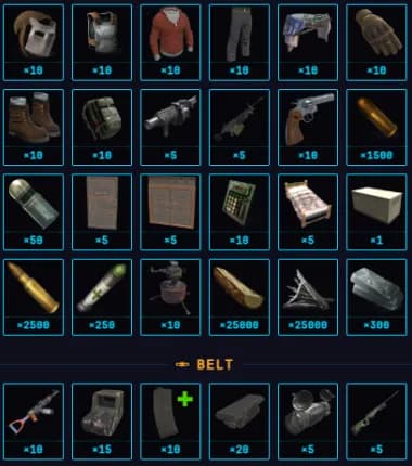 OP Raid Base Kit contents