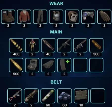 Simple Boom Kit contents