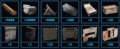 Builders Pack contents